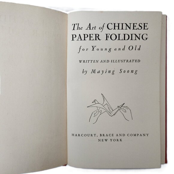 The Art Of Chinese Paper Folding for Young & Old 1948HC by Maying Soong - Picture 4 of 8